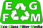 Preview: 25Kg EGFM Filtermaterial Filterglas Grün 1,0-3,0mm 1,16/Kg