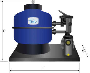 Sandfilteranlage Grenada mit Speck Prime Pumpe