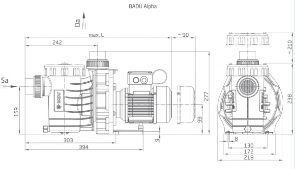 Sandfilter Filteranlage Hawaii mit Speck Alpha